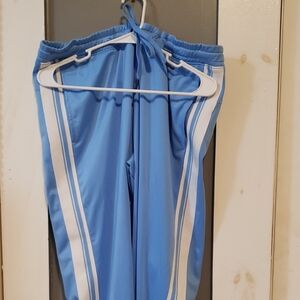 Logo Athletic Blue and White Sweatpants